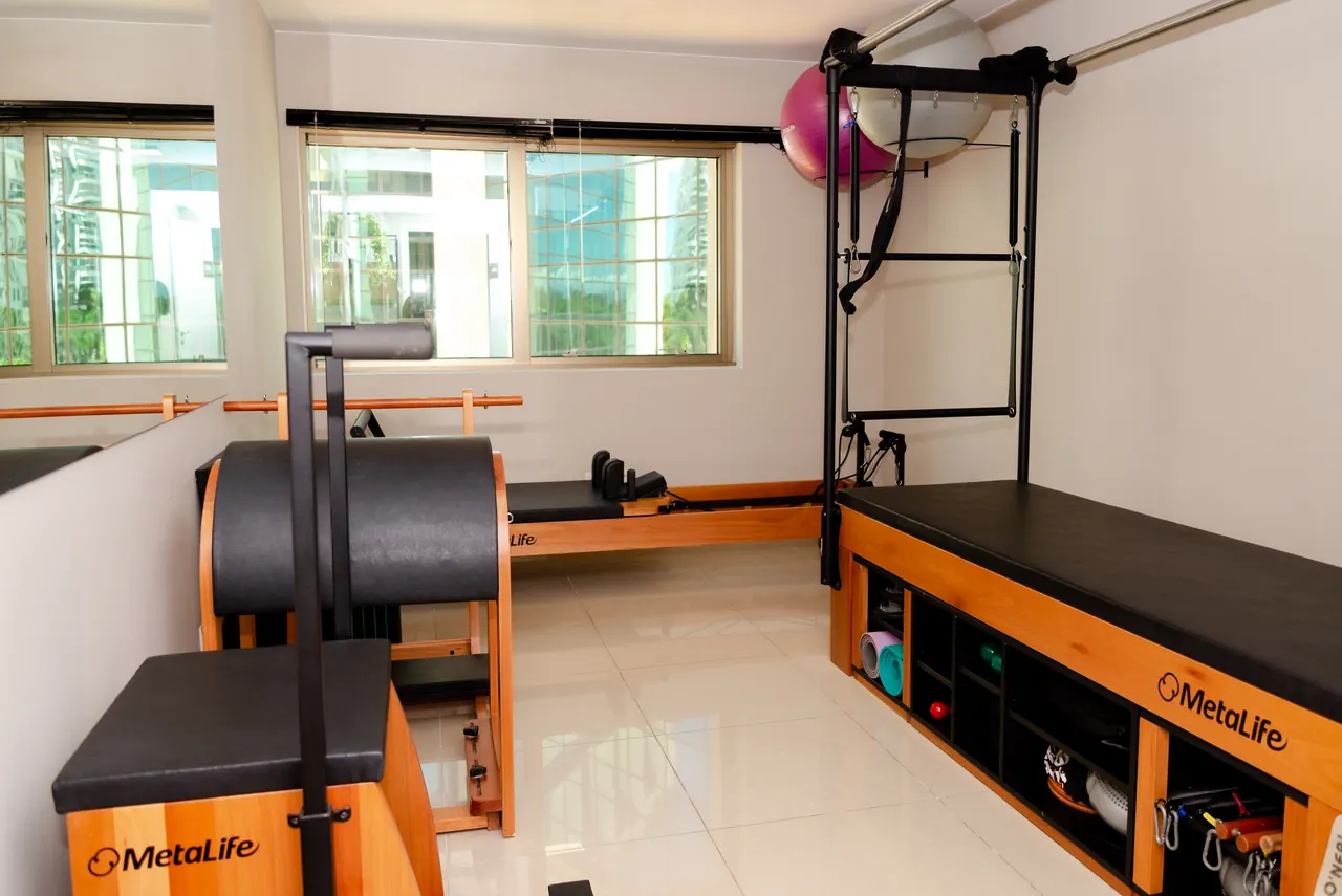 Estúdio de Pilates da clínica