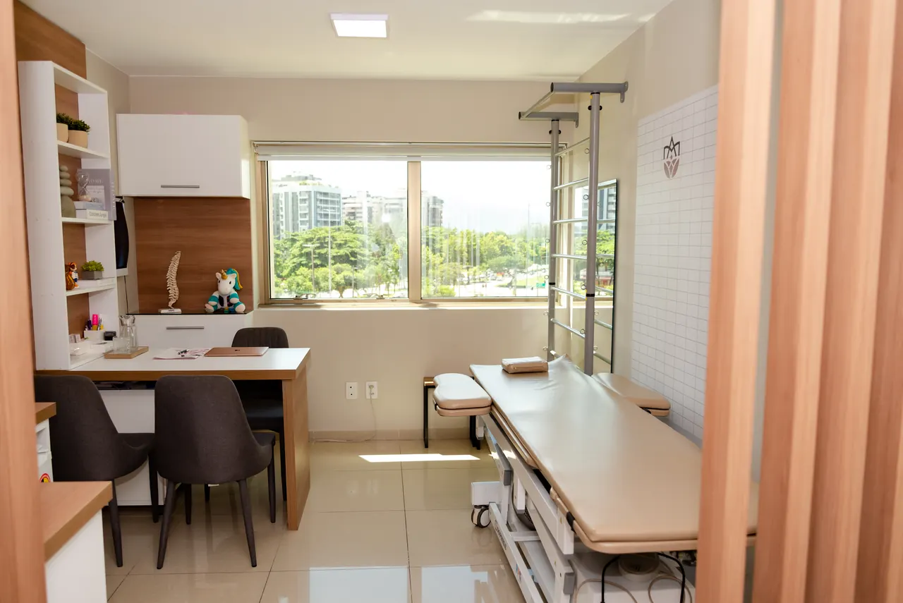 Sala de tratamento da clínica