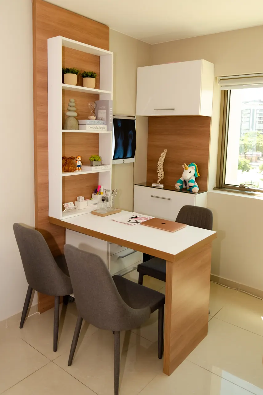 Sala de atendimento da clínica